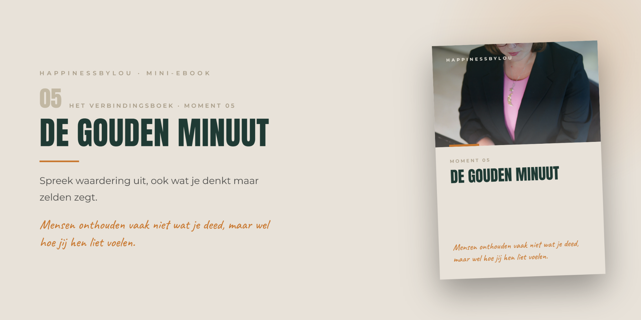 De Gouden Minuut van Happiness by Lou